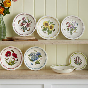 Botanic Garden Meadow 8" Pasta Bowl Set of 6